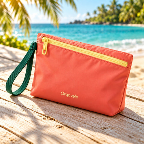 Orqavelo Coral Wristlet Pouch - main product view
